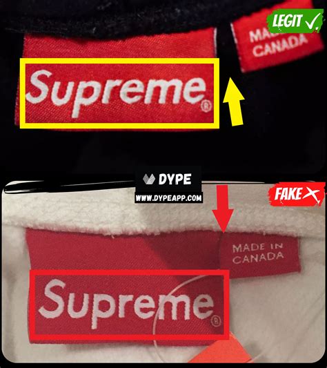 fake supreme shirt|how to identify a supreme.